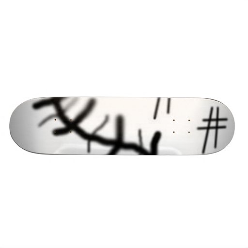 scratch skateboard Zazzle