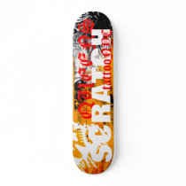 SCRATCH STICKER, QUEENS, SCRATCH, tattooNYC skateboards