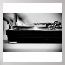 Scratchin' on the Turntable Posters