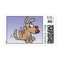 Scratching Dog Stamp