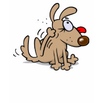 Scratching Dog t-shirts