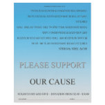 ScratchOffGive Blue Basic Fundraising Brochure flyers