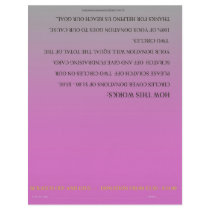 ScratchOffGive Fuschia Custom Fundraising Brochure Flyers