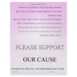 ScratchOffGive Pink Basic Fundraising Brochure flyers