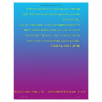 ScratchOffGive Rainbow Custom Fundraising Brochure Flyers