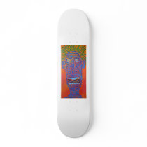Scream Anxiety Custom Skateboard