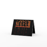 SCREAM Bloody Halloween Greeting Cards