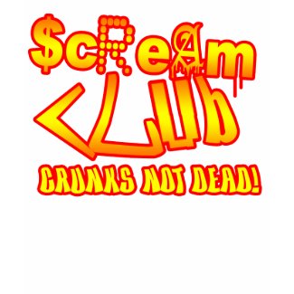 Scream club logo orange shirt