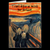 'Scream Family' Card cards