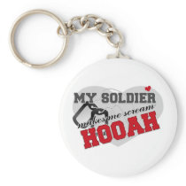 Scream HOOAH Key Chain