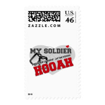 Scream HOOAH Postage Stamps