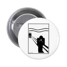 scream pinback button
