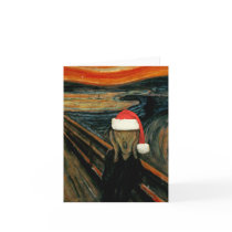 Scream Santa Note Card by FbodStudios Scream Santa Note Card