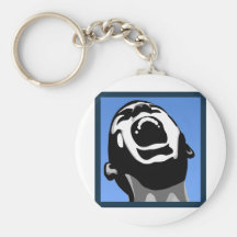 Scream Square Keychain