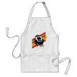 Scream stripes aprons