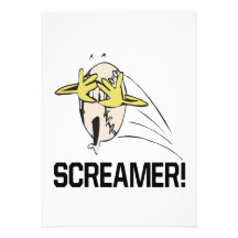 Screamer Invitations