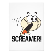 Screamer Personalized Invites