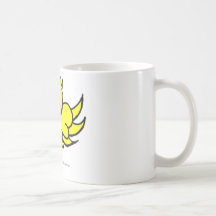 screamin chick cartoon on everthing coffee mug