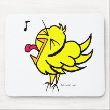 screamin chick cartoon on everthing mousepads