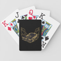 Screamin Eagle Bandit Gold playing cards