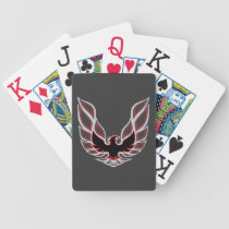 Screamin Eagle Bandit Silver playing cards