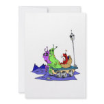 Screaming baby martian personalized invite