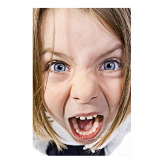 Screaming Child print