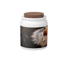 Screaming Eagle Candy Jar
