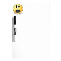 Screaming Emoticon Dry-Erase Boards