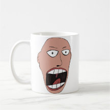 Screaming Face Coffee Mugs