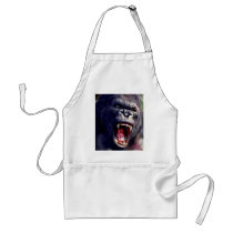 Screaming Gorilla aprons by hizli_art Screaming Gorilla aprons