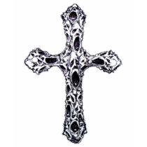 Screaming Gothic Cross Dark T-shirt