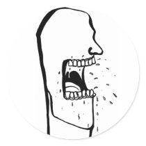 Screaming Head stickers by boon1198 Screaming Head stickers