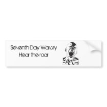 screaming_man, Seventh Day WarcryHear the roar bumper stickers