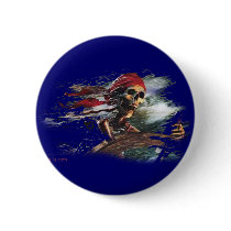 Screaming Pirate Captain by FishTs.com buttons
