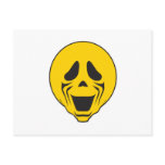 Screaming Scream Smiley Face Postcards