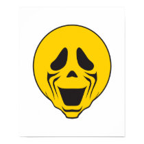 Screaming Scream Smiley Face posters by doonidesigns Screaming Scream Smiley Face posters