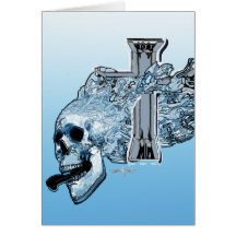 screaming skull 2 cards