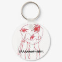 Screaming Squid "Bah" Keychain