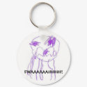 Screaming Squid "Fwah" Keychain