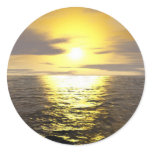 Screaming Yellow Sunset Sticker
