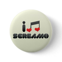 Screamo fan pinback buttons