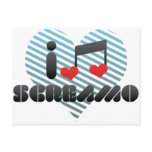 Screamo fan postcard