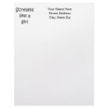 Screams Like A Girl Letterhead