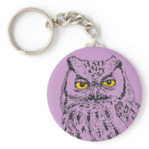 Screech Owl Keychains