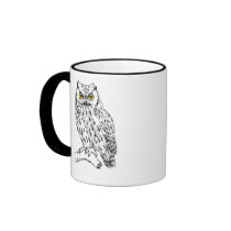 Screech Owl Coffee Mugs