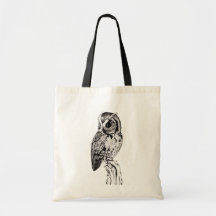 Screech Owl Tote Bag