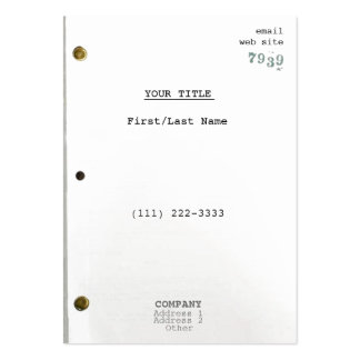 Filmmaker Business Cards & Templates | Zazzle