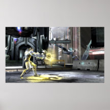 Screenshot: Cyborg vs Nightwing 2 Print