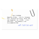 Screenwriter v business card templates